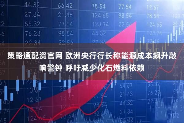 策略通配资官网 欧洲央行行长称能源成本飙升敲响警钟 呼吁减少化石燃料依赖